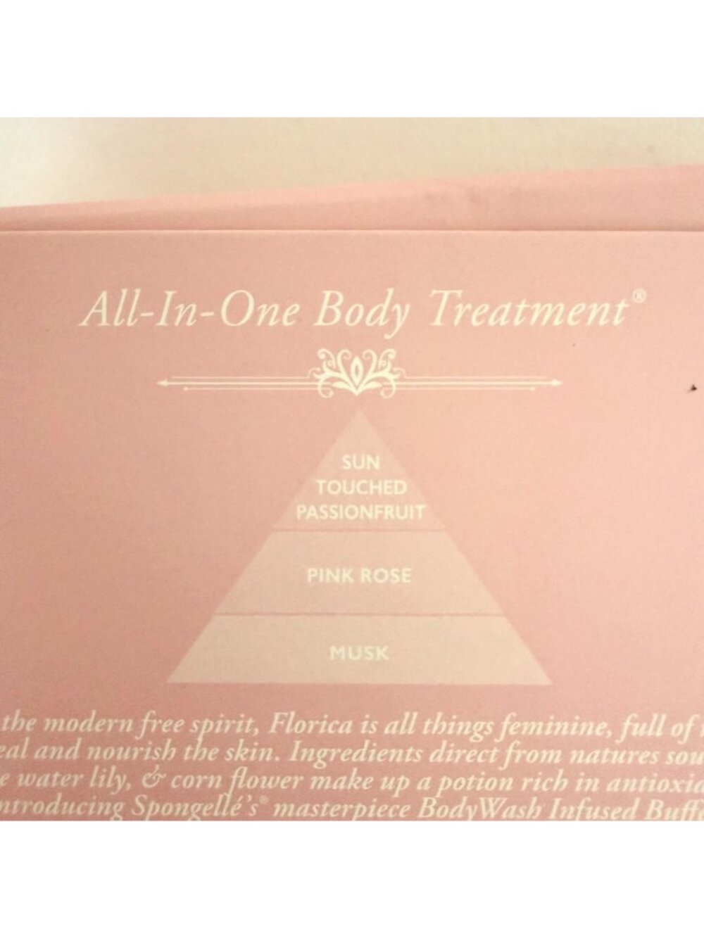 Florica By Spongelle Jude Rose Body Wash Infused Buffer 22+ Washes 4 oz Exfoliat - Picture 4 of 9